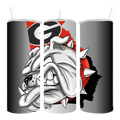 GEORGIA BULLDOG DESIGN 20 OZ. DRINK TUMBLER SUBLIMATION STAINLESS STEEL