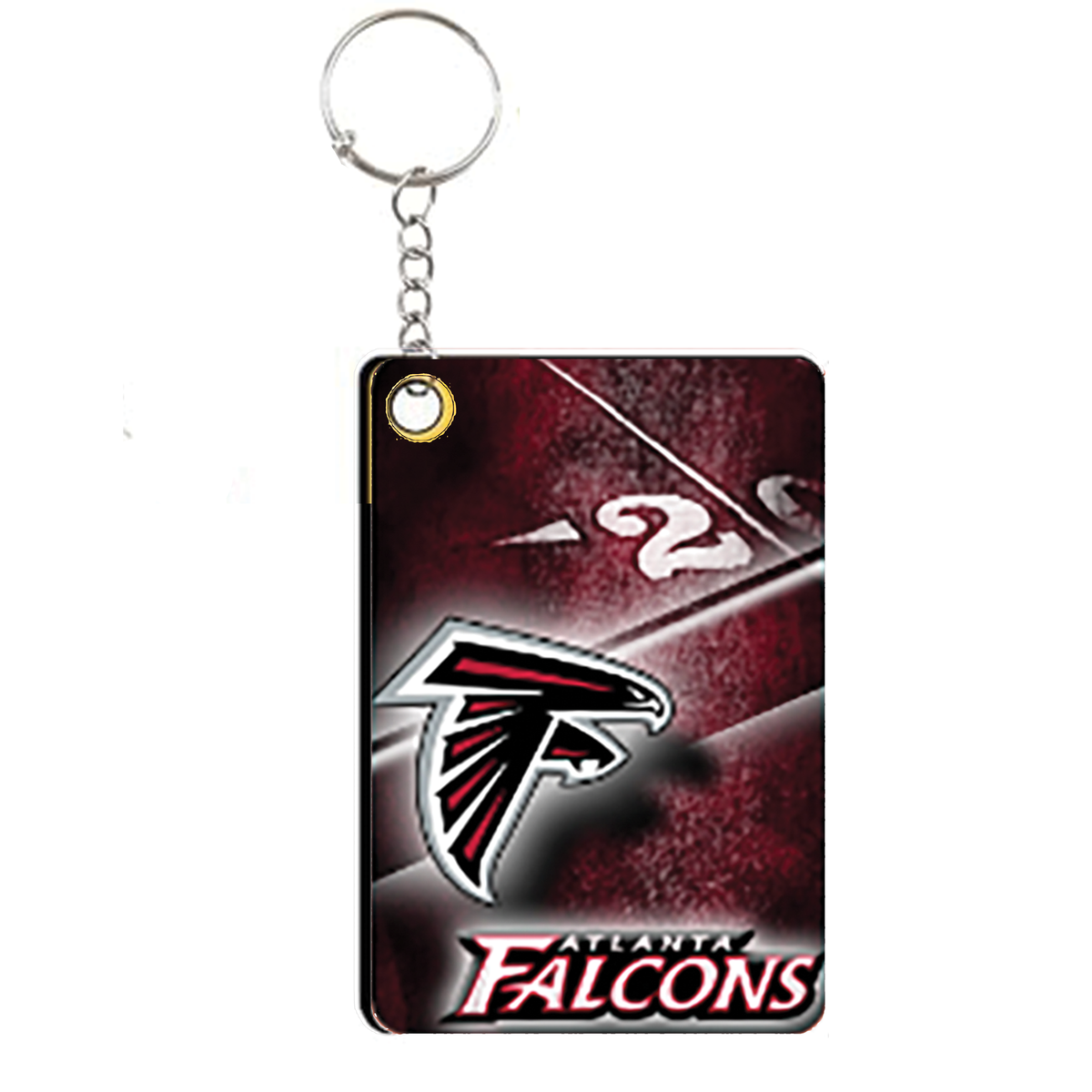Atlanta Falcons Black/Red Keychain Accessories 1pc