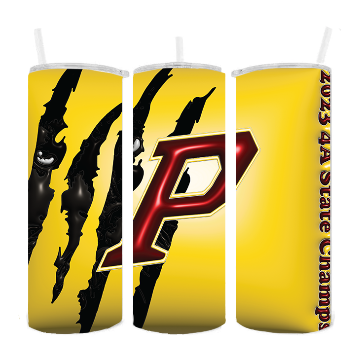 Perry Panthers 20oz Drink Tumbler Hot/Cold Stainless Steel 1pc.