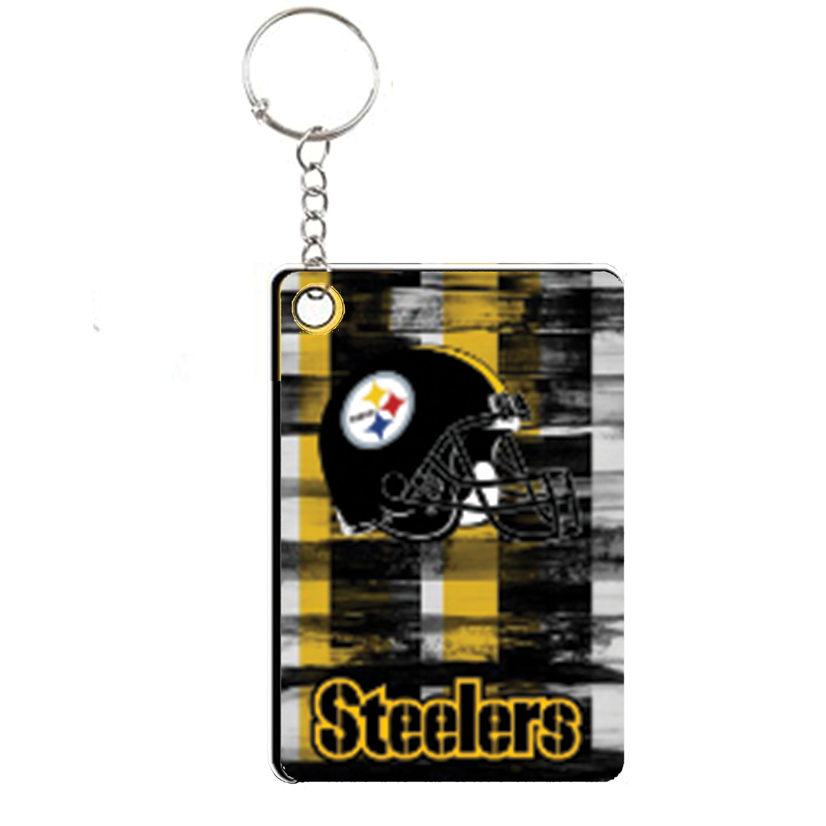 Pittsburgh Steelers Team Yellow/Black Keychain Design 1pc