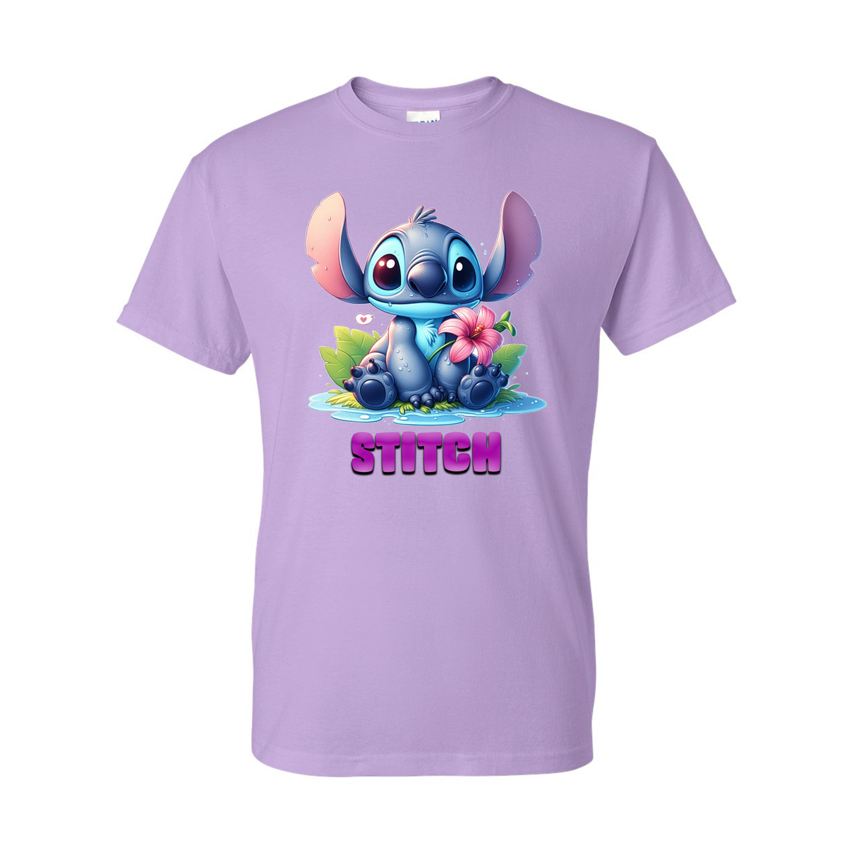 Stitch Design DTF Print Graphic Tee Short Sleeve Adult/Kid